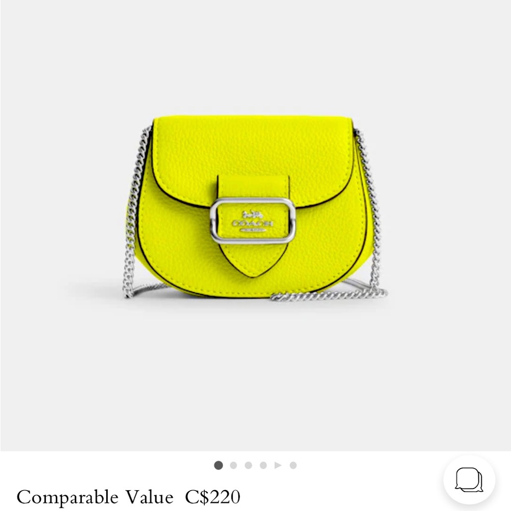 Coach Cute Neon Bag with Chain